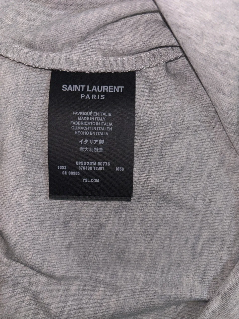 YSL 2025 Classic T 280 ， Breathable ， ， ！ Same Style ： Black Gray -Size：S M L Xl